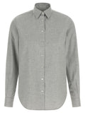Grey Regular Textured Shirt 1