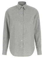 Grey Regular Textured Shirt 1