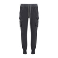 Faded Black Cargo Joggers 1