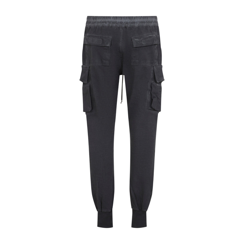 Faded Black Cargo Joggers 2