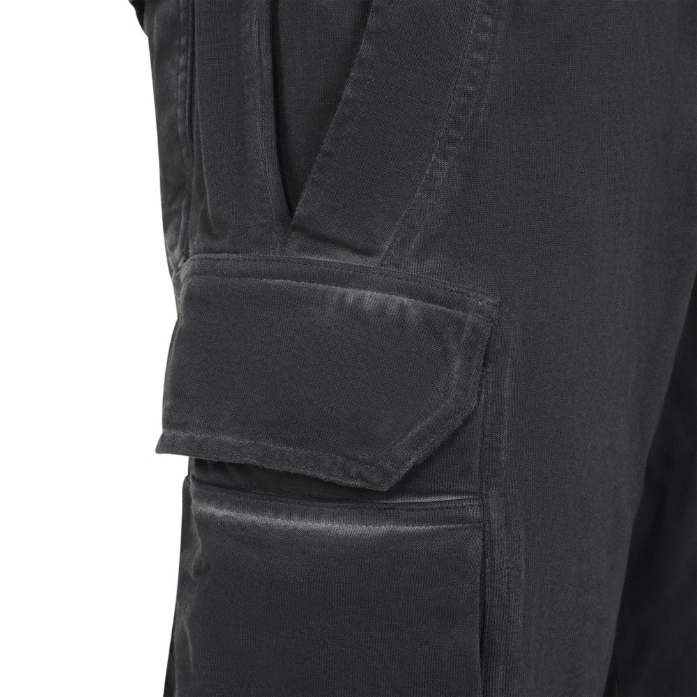 Faded Black Cargo Joggers 3