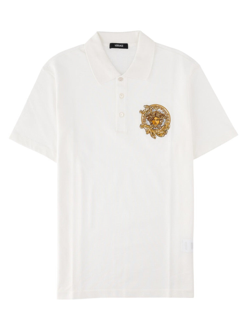 White Regular Logo Polo 1
