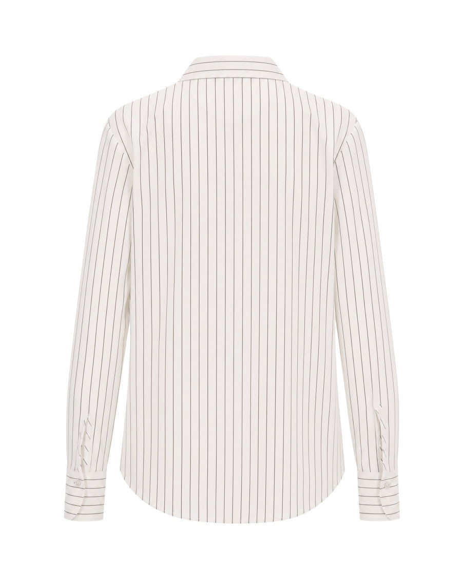 Off White Slim Stripes Shirt 2