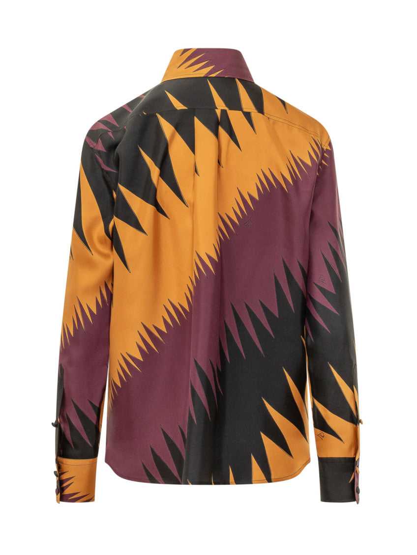 Multicolor Regular Abstract Shirt 2