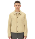 Beige Shirt Collar Jacket 1