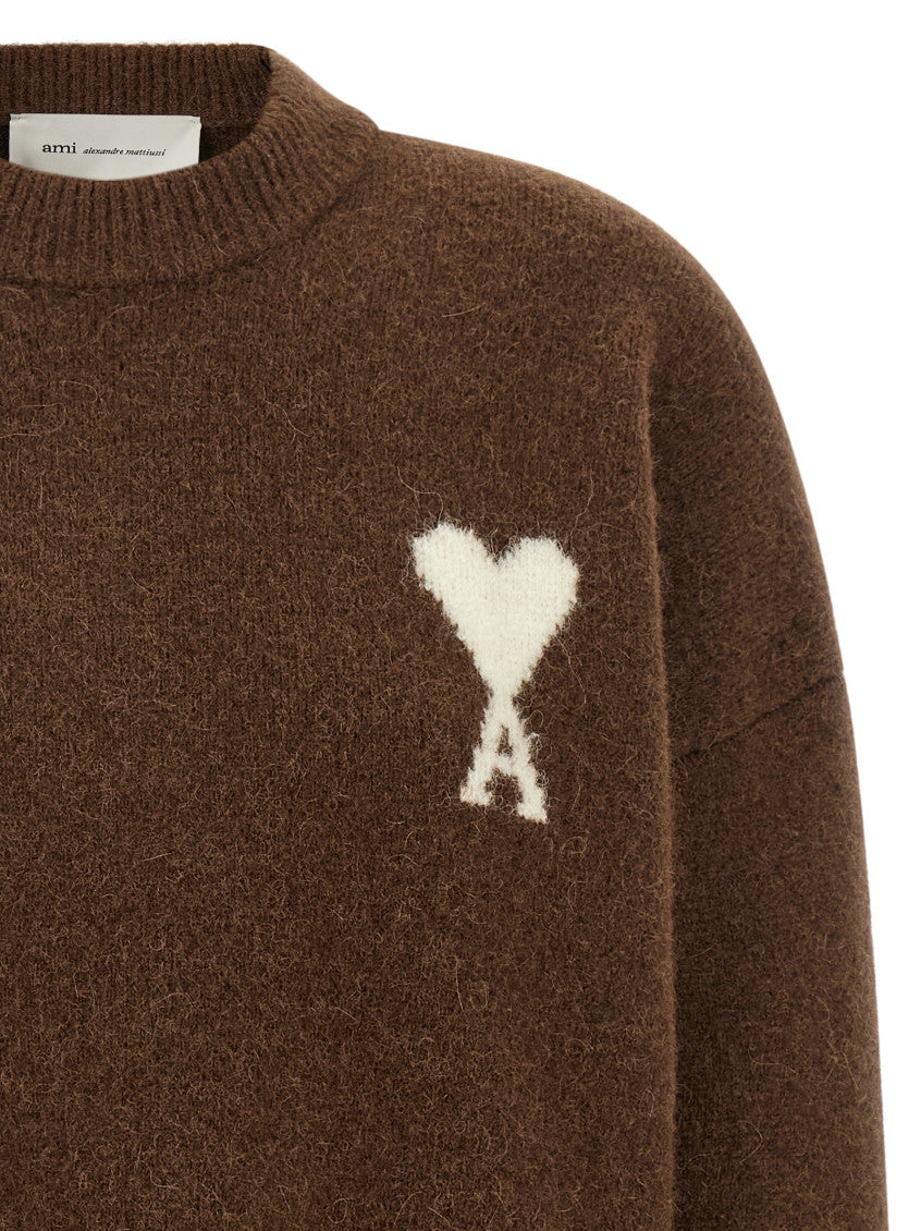 Brown Crew Neck Sweater 3