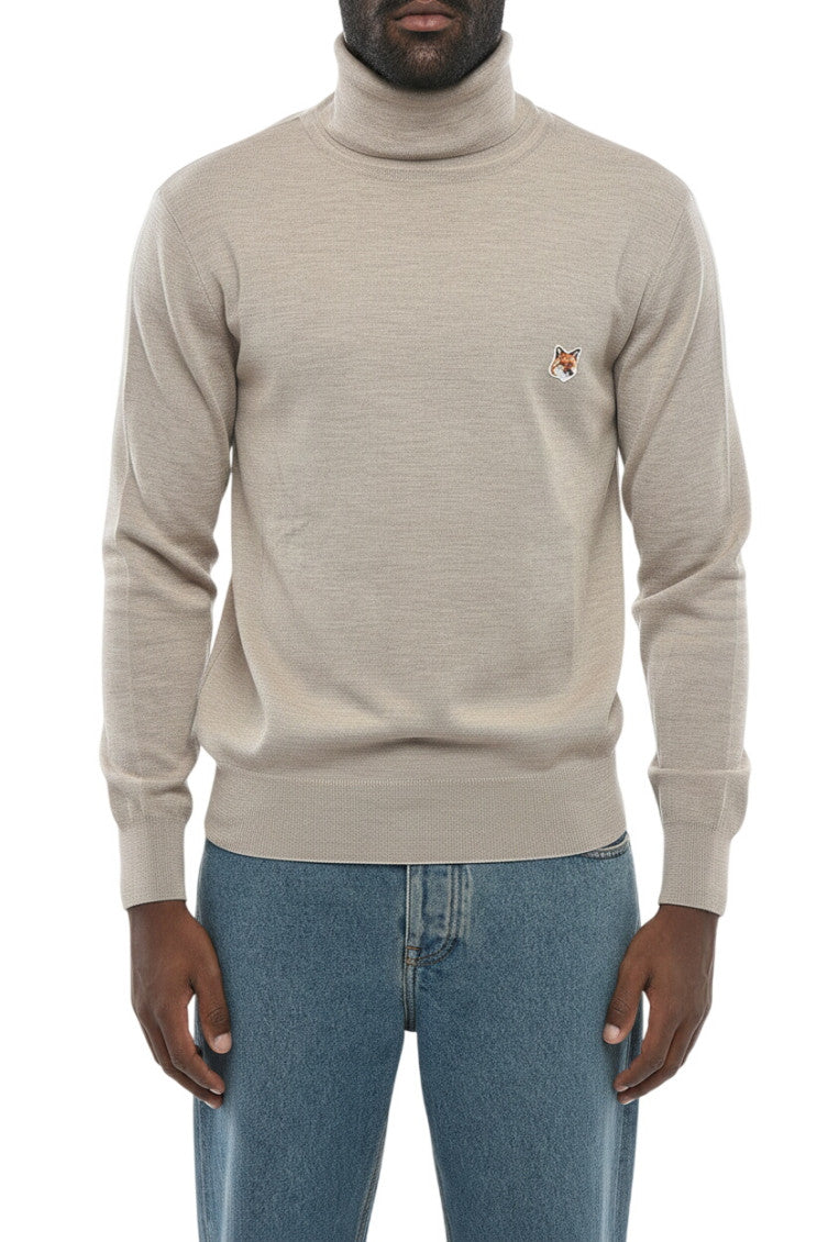Beige Turtle Neck Sweater 1