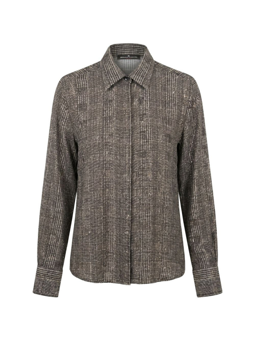 Grey Regular Embellished Shirt 1