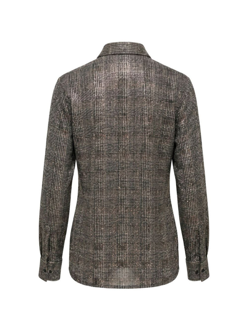 Grey Regular Embellished Shirt 2