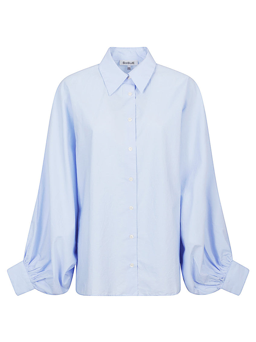 Light Blue Regular Solid Shirt 1