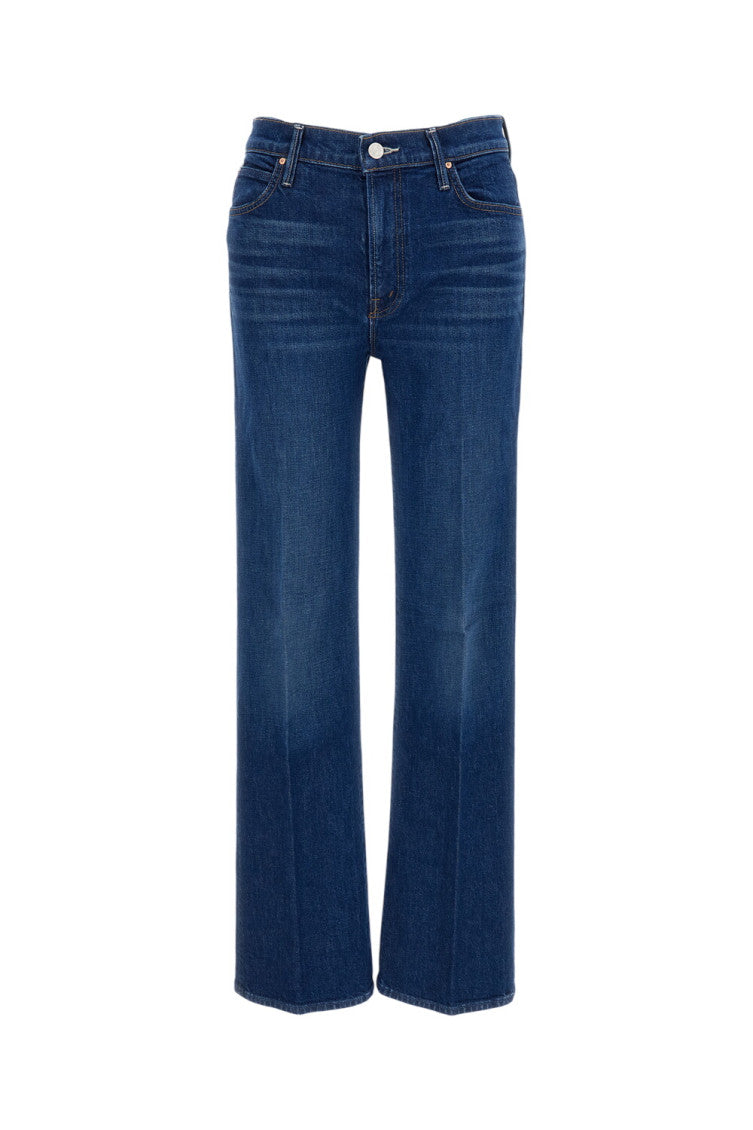 Dark Blue Bootcut High Rise Jeans 1