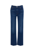 Dark Blue Bootcut High Rise Jeans 1