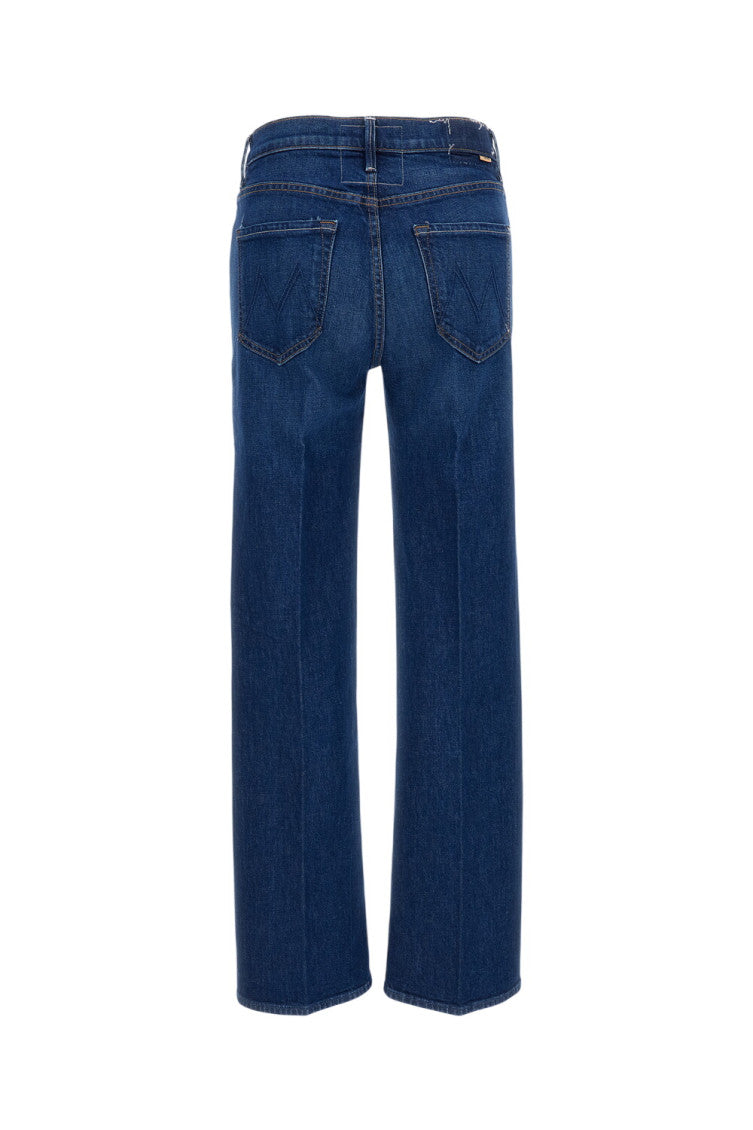 Dark Blue Bootcut High Rise Jeans 2