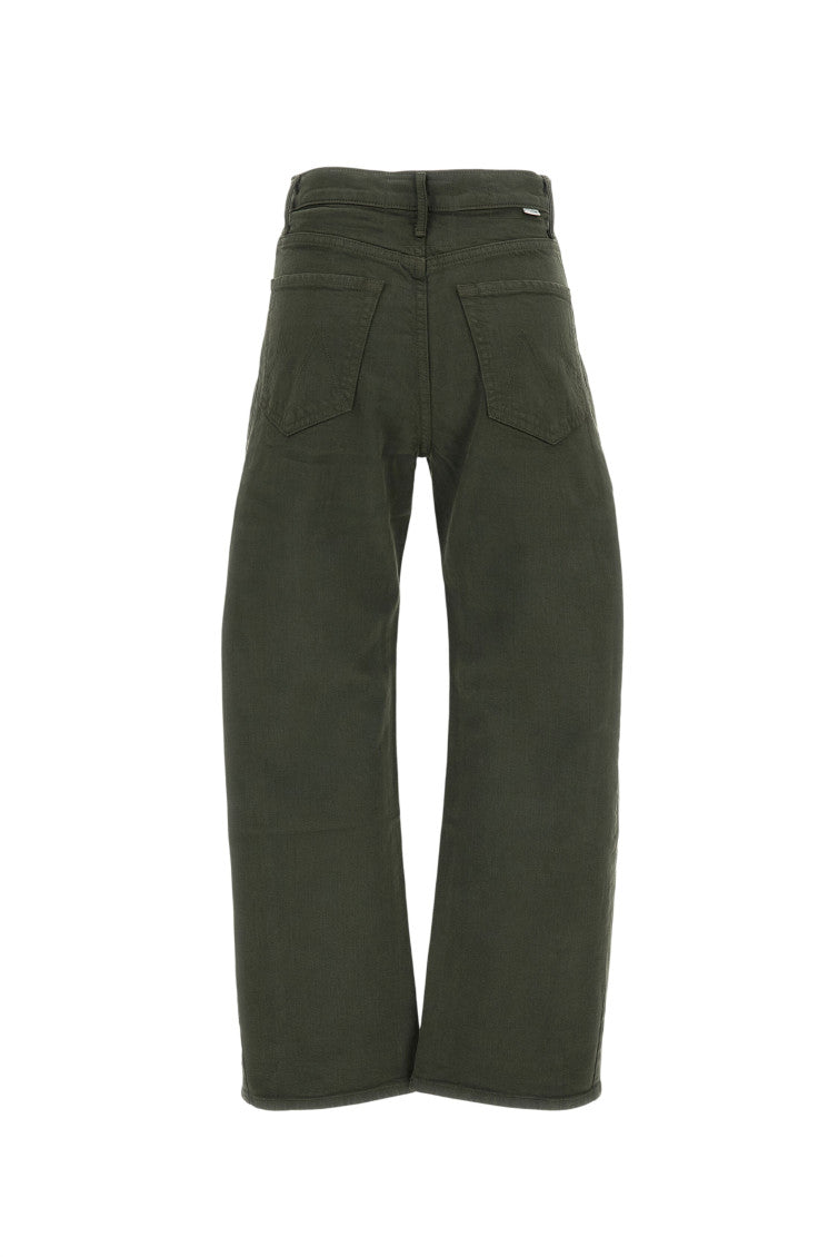 Green Relaxed High Rise Jeans 2
