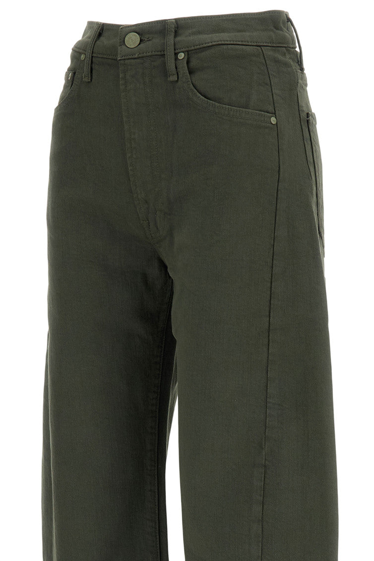 Green Relaxed High Rise Jeans 3