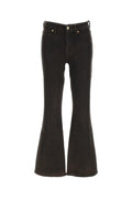 Dark Brown Bootcut High Rise Jeans 1