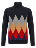 Blue Turtle Neck Sweater 1