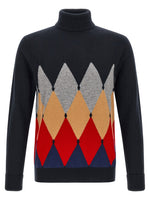 Blue Turtle Neck Sweater 1