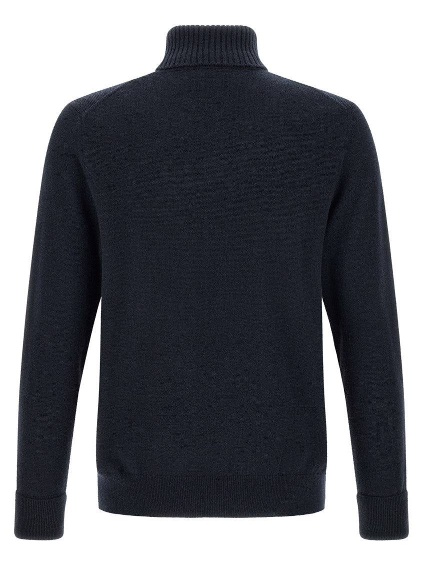 Blue Turtle Neck Sweater 2