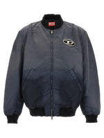 Grey Loose Bomber Jacket 1