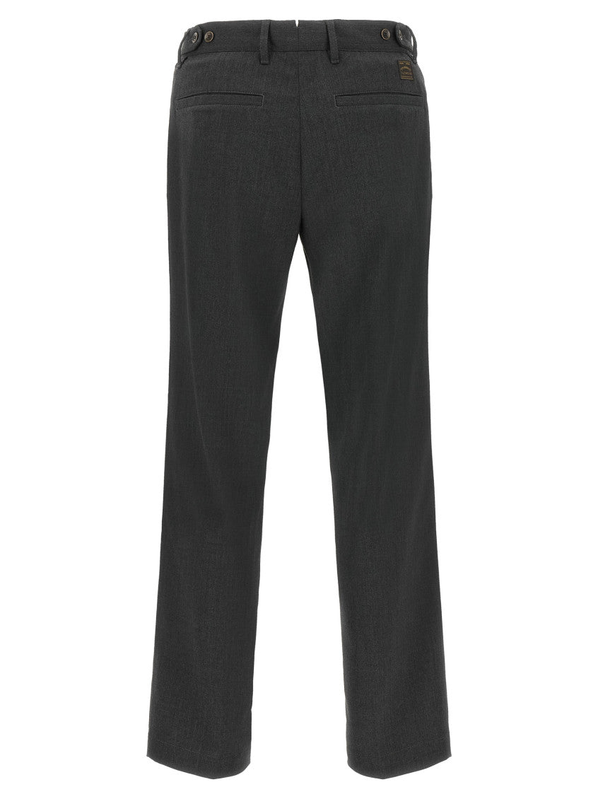 Dark Grey Pleated Trousers 2