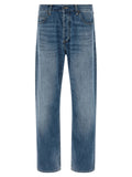 Blue Relaxed Mid Rise Jeans 1