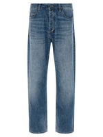 Blue Relaxed Mid Rise Jeans 1
