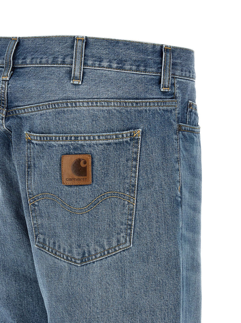 Blue Relaxed Mid Rise Jeans 4