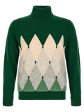 Green Turtle Neck Sweater 1