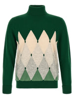 Green Turtle Neck Sweater 1