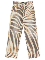 Multicolor Straight High Rise Jeans 1