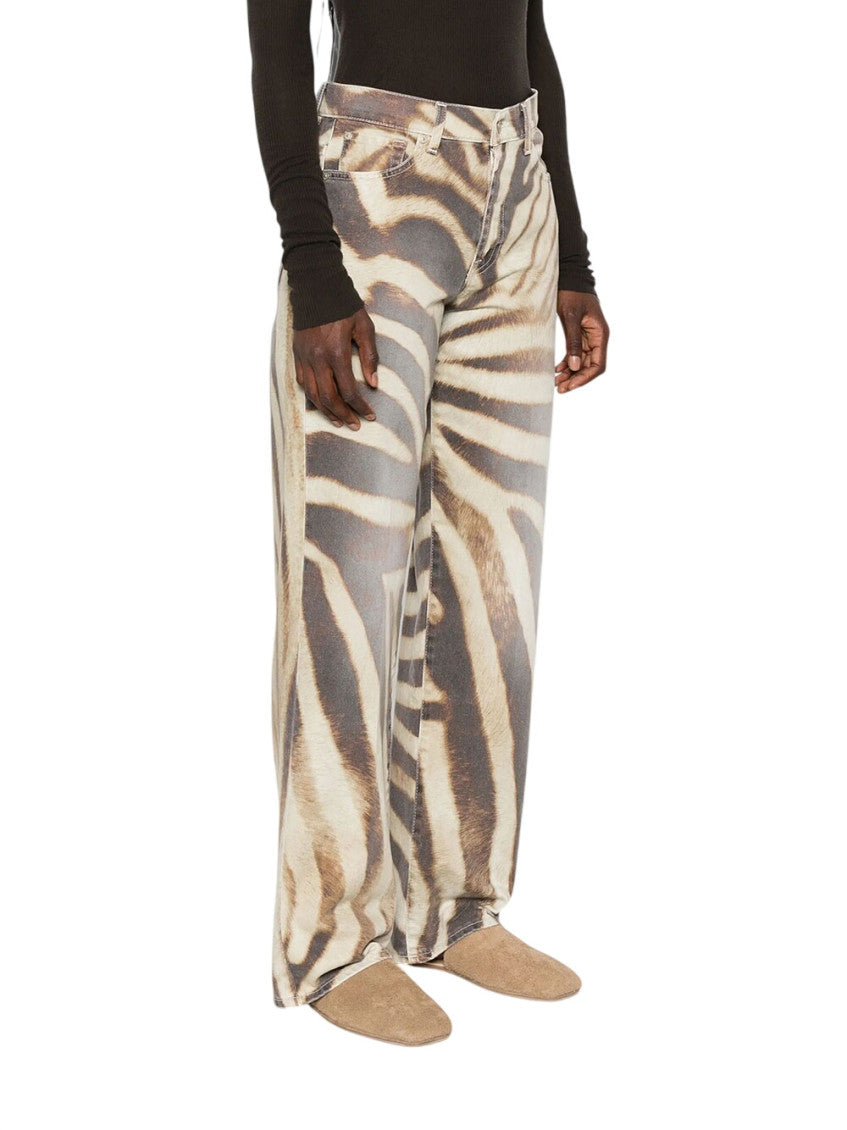 Multicolor Straight High Rise Jeans 5
