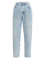 Light Blue Tapered High Rise Jeans 1