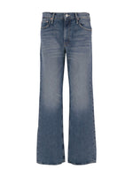 Blue Flared High Rise Jeans 1
