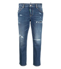 Blue Slim Mid Rise Jeans 1