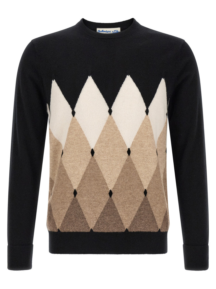 Black Crew Neck Sweater 1