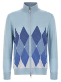 Light Blue Zip Up Cardigan 1