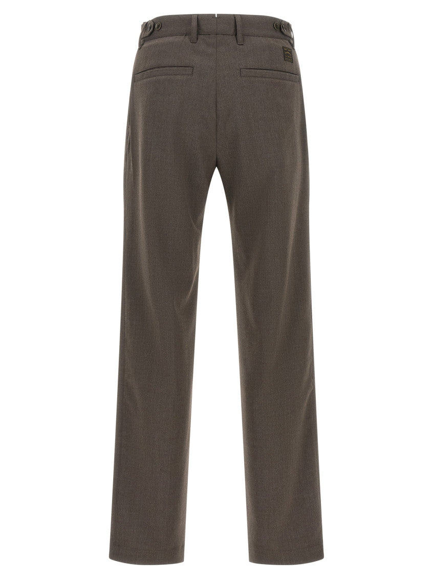Brown Pleated Trousers 2