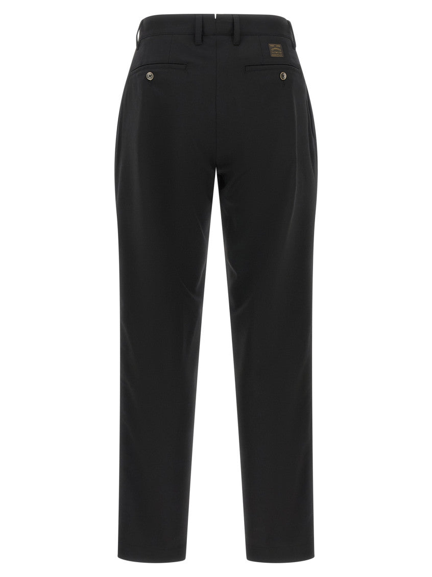 Black Tailored Pleated Pants 2