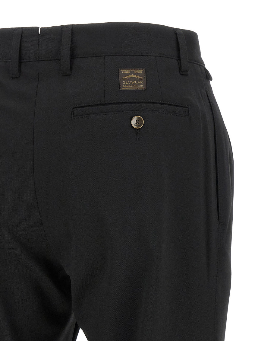 Black Tailored Pleated Pants 4