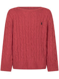 Kids Red Knitted Sweater 1