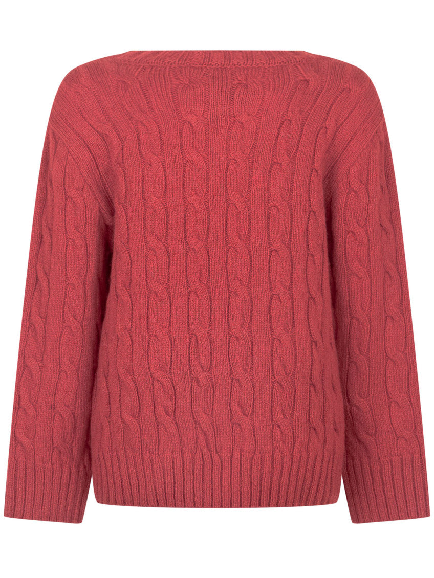 Kids Red Knitted Sweater 2