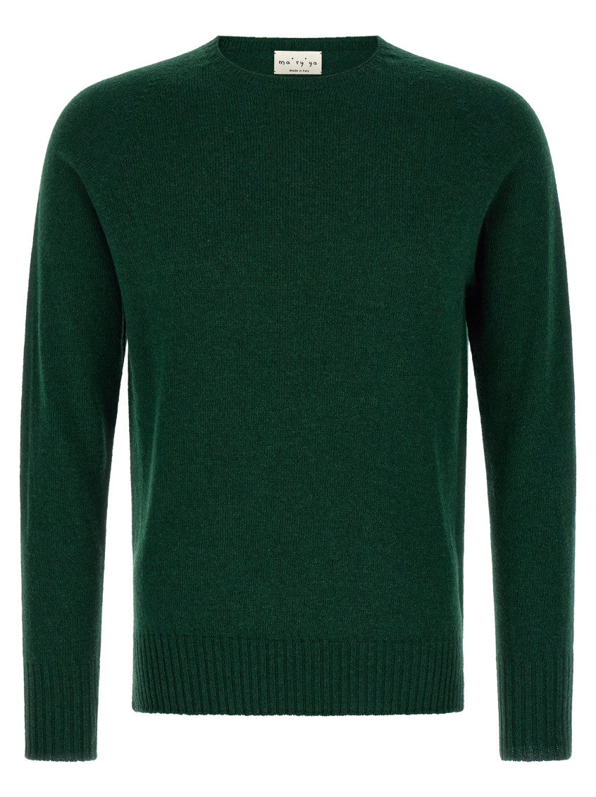 Green Crew Neck Sweater 1
