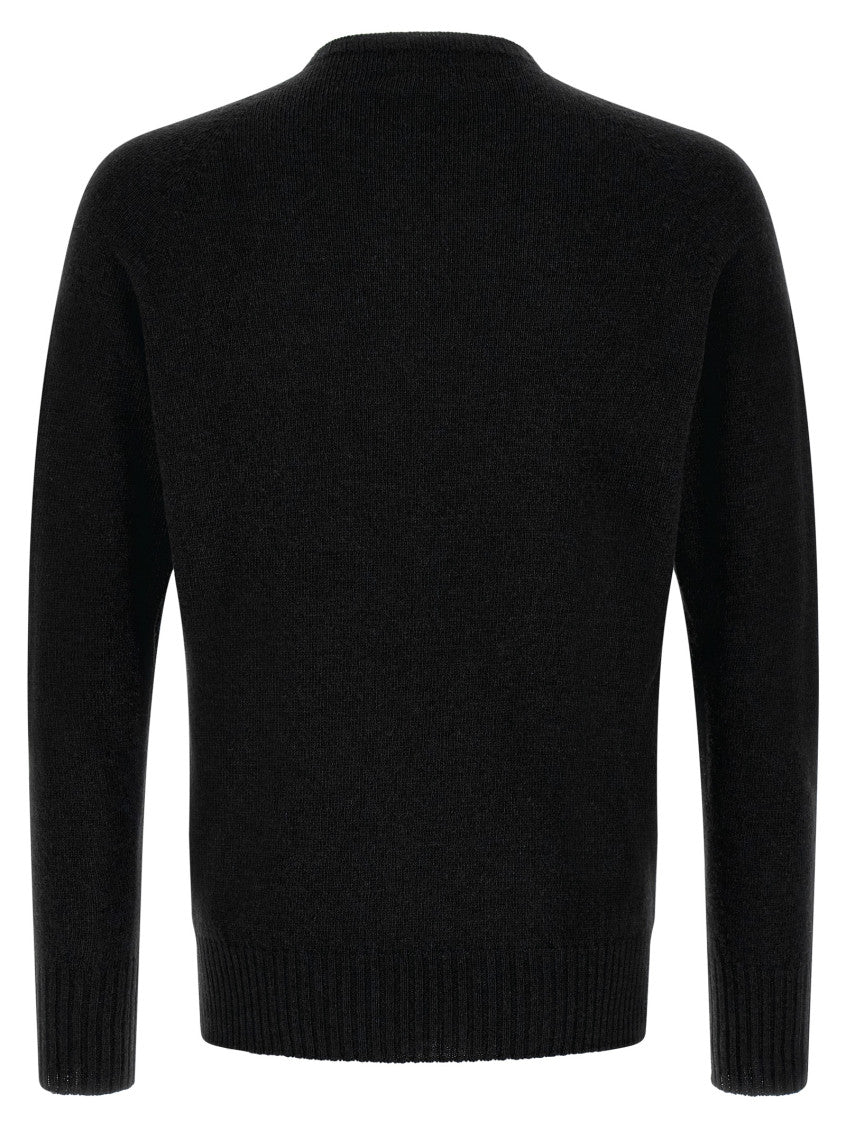 Black Crew Neck Sweater 2