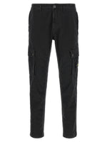 Black Slim Cargo Trousers 1