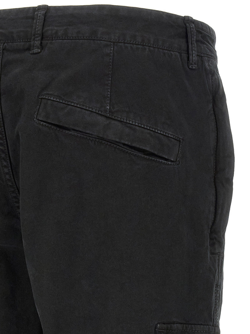 Black Slim Cargo Trousers 4