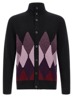 Black Turtle Neck Cardigan 1