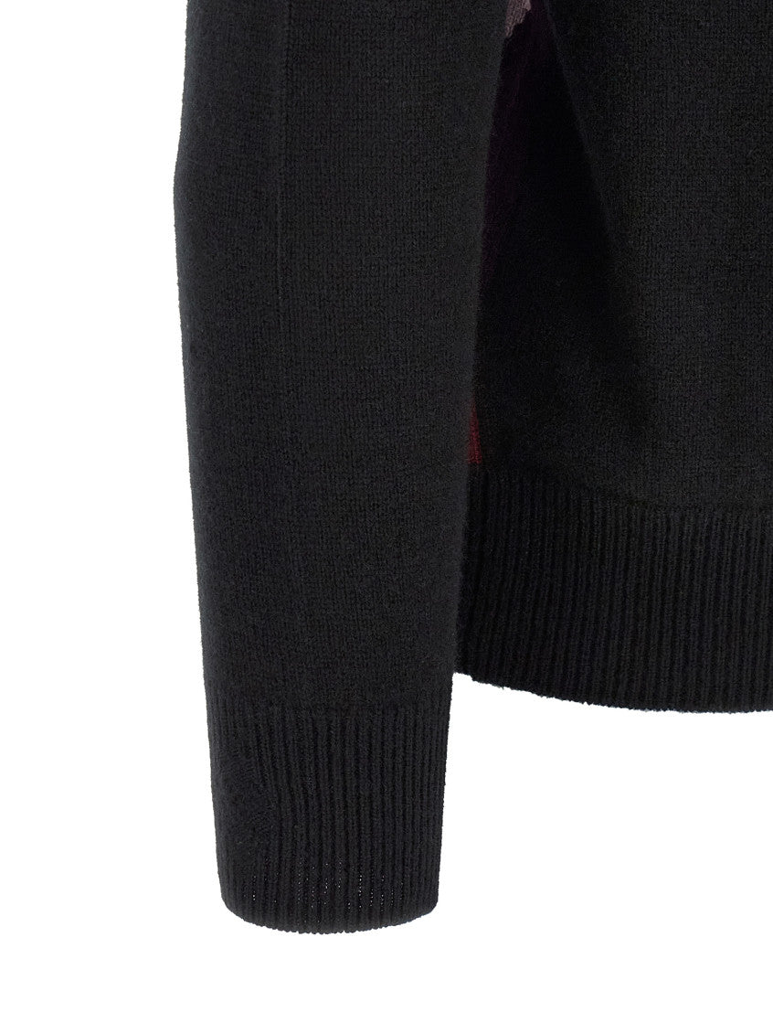 Black Turtle Neck Cardigan 4