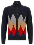 Blue Turtle Neck Cardigan 1
