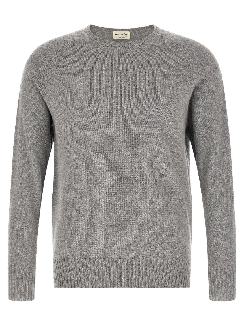 Grey Crew Neck Sweater 1